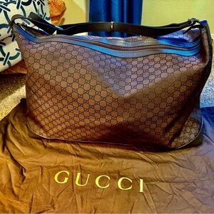 Gucci Brown Travel Bag